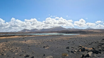Playa de Janubio und Lagune