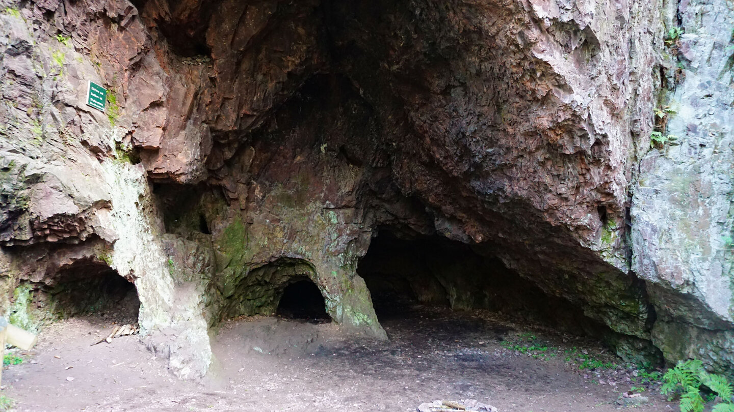 Backofenlöcher im Naturpark Thüringer Wald