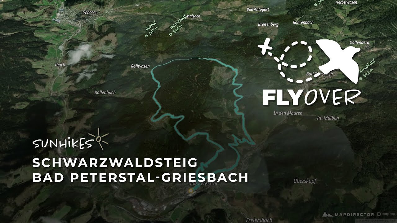 Genießerpfad Schwarzwaldsteig Bad Peterstal-Griesbach – Flyover