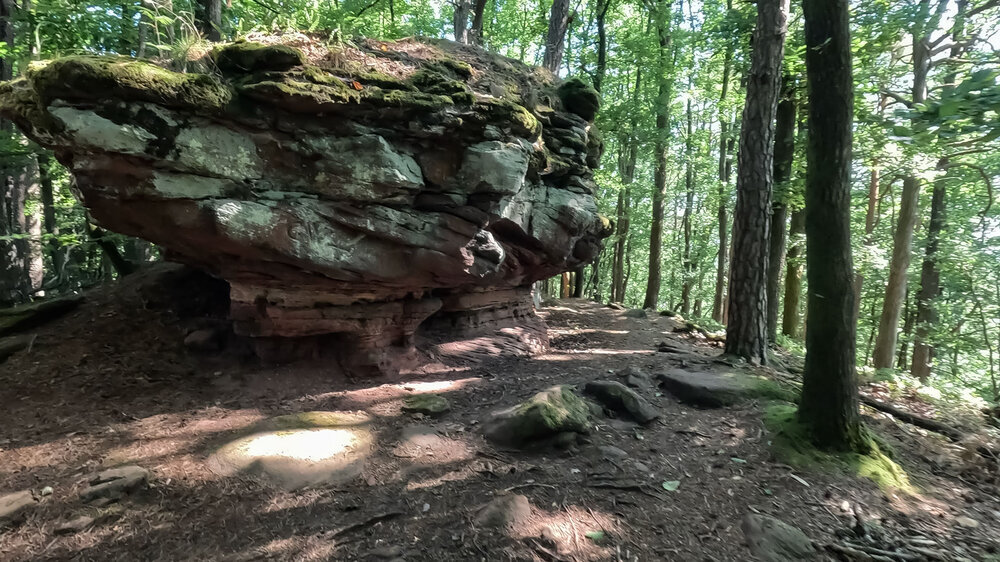 Felsen am Wanderweg von den Hornsteinfelsen Felsen am Wanderweg von den Hornsteinfelsen