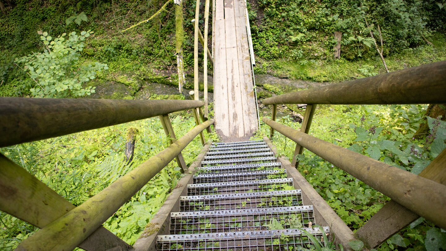 Brücken über die Engeschlucht des Tränkebachs