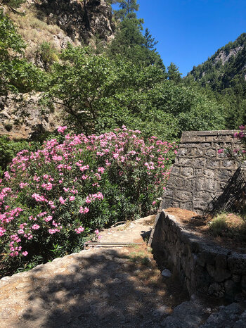 Wasserspeicher in der Agia Irini Schlucht auf Kreta