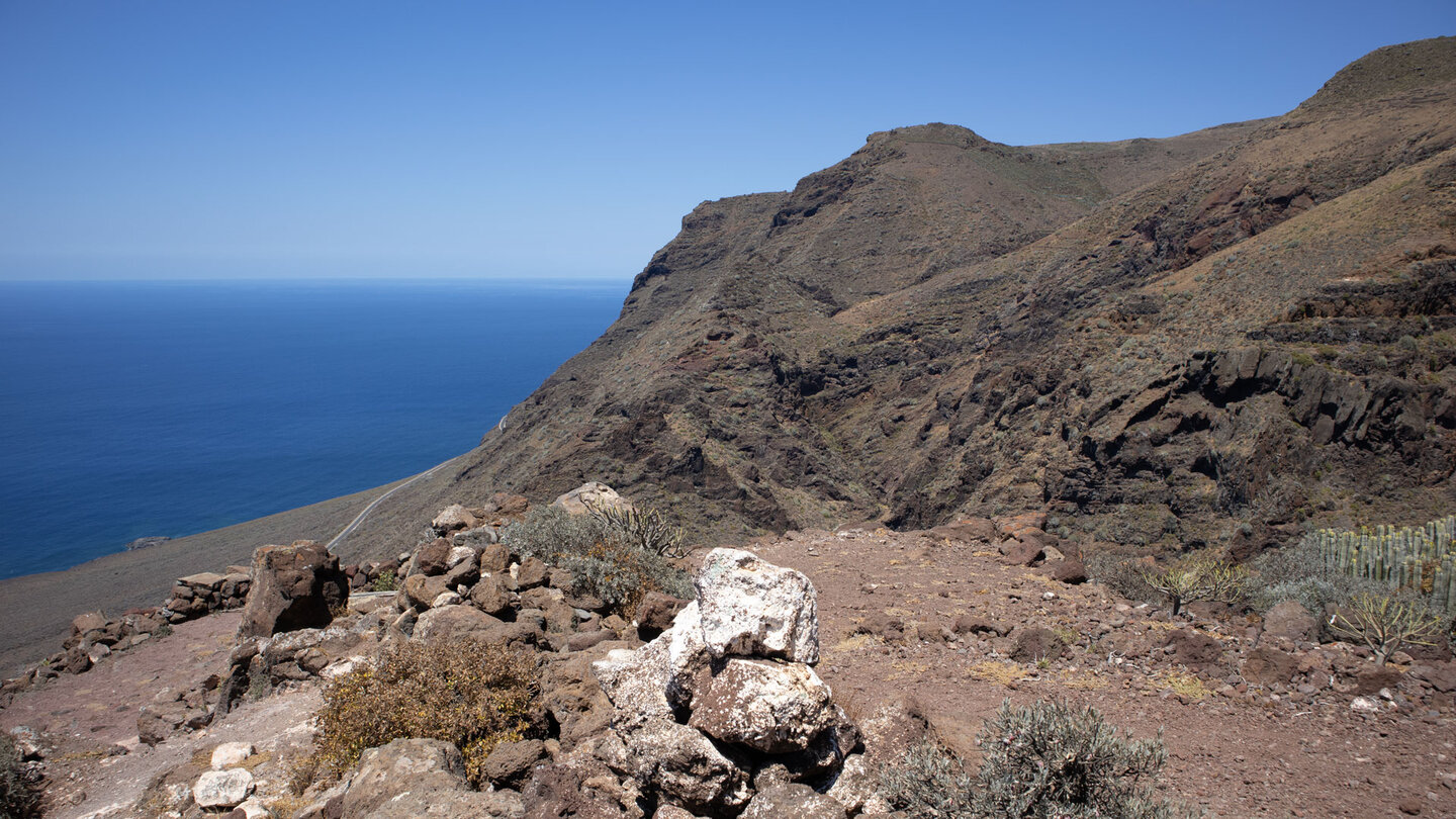 die Bergzüge des Teno bei der Aufwanderung nach Teno Alto