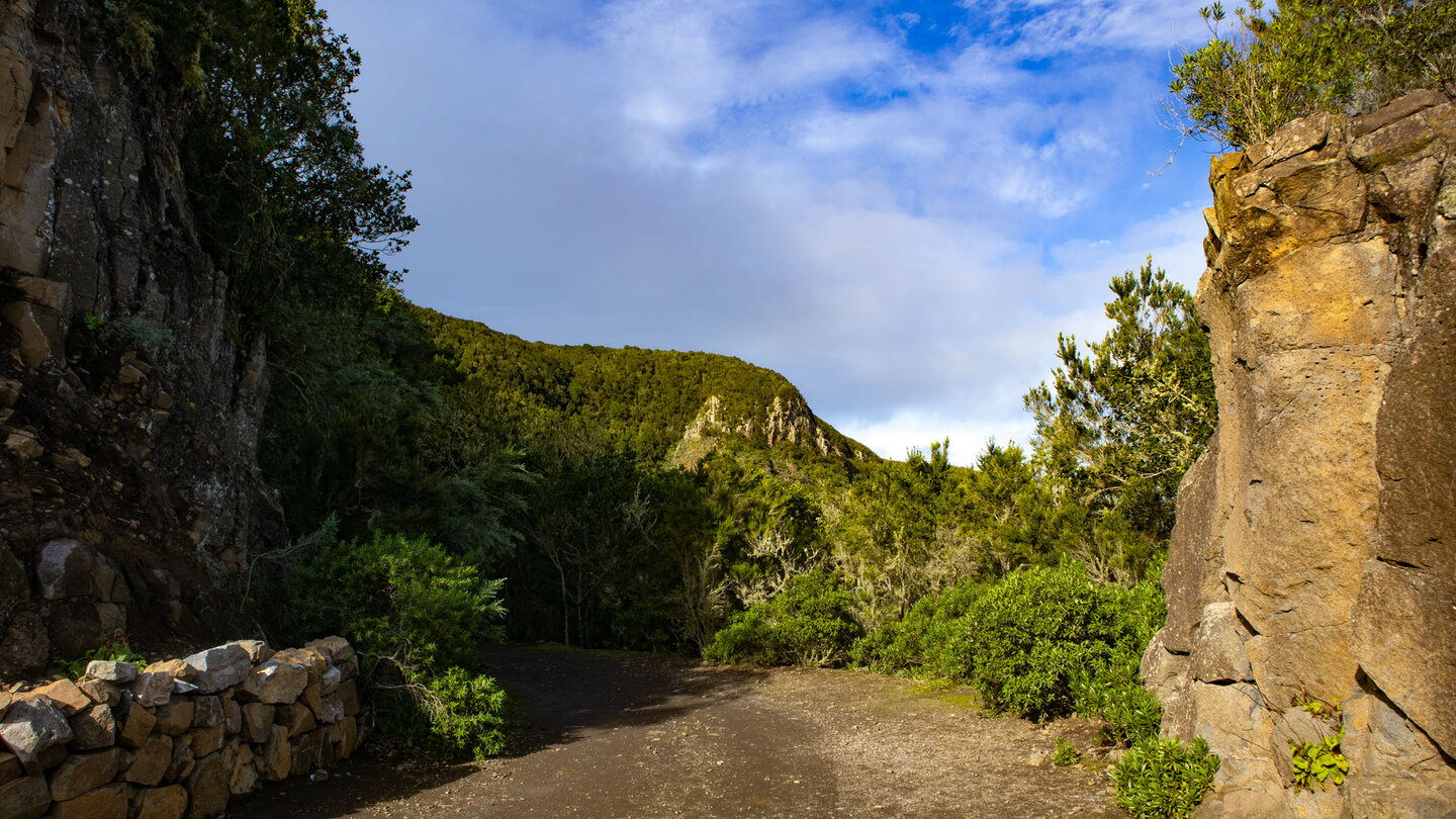 Wanderung entlang der Pista Monte del Agua