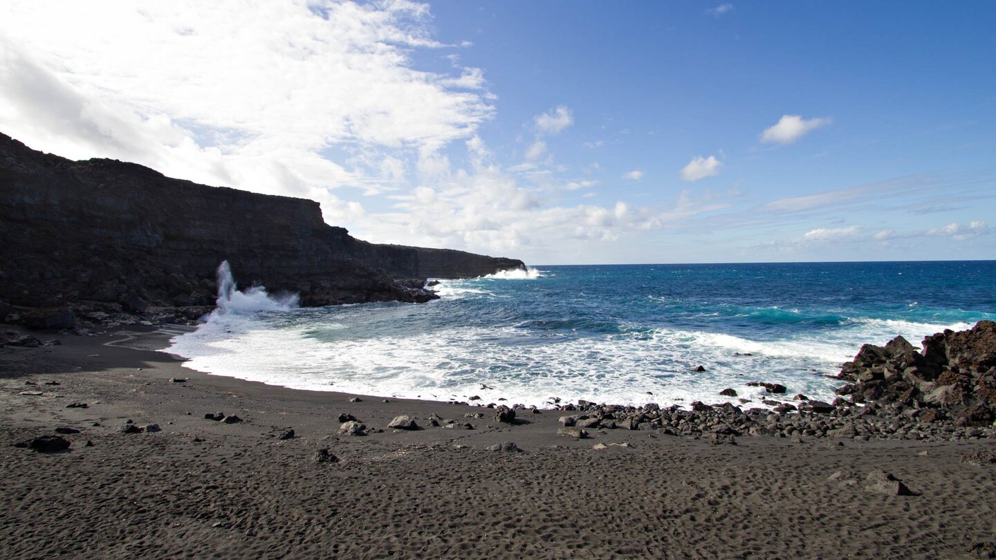 die Playa del Paso nahe El Golfo