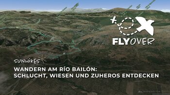 Traumhafte Rundtour am Río Bailón: 3D-Flyover durch die Sierras Subbéticas