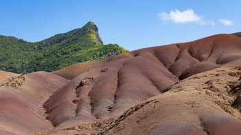 Blick über die Seven Colored Earth auf Mauritius