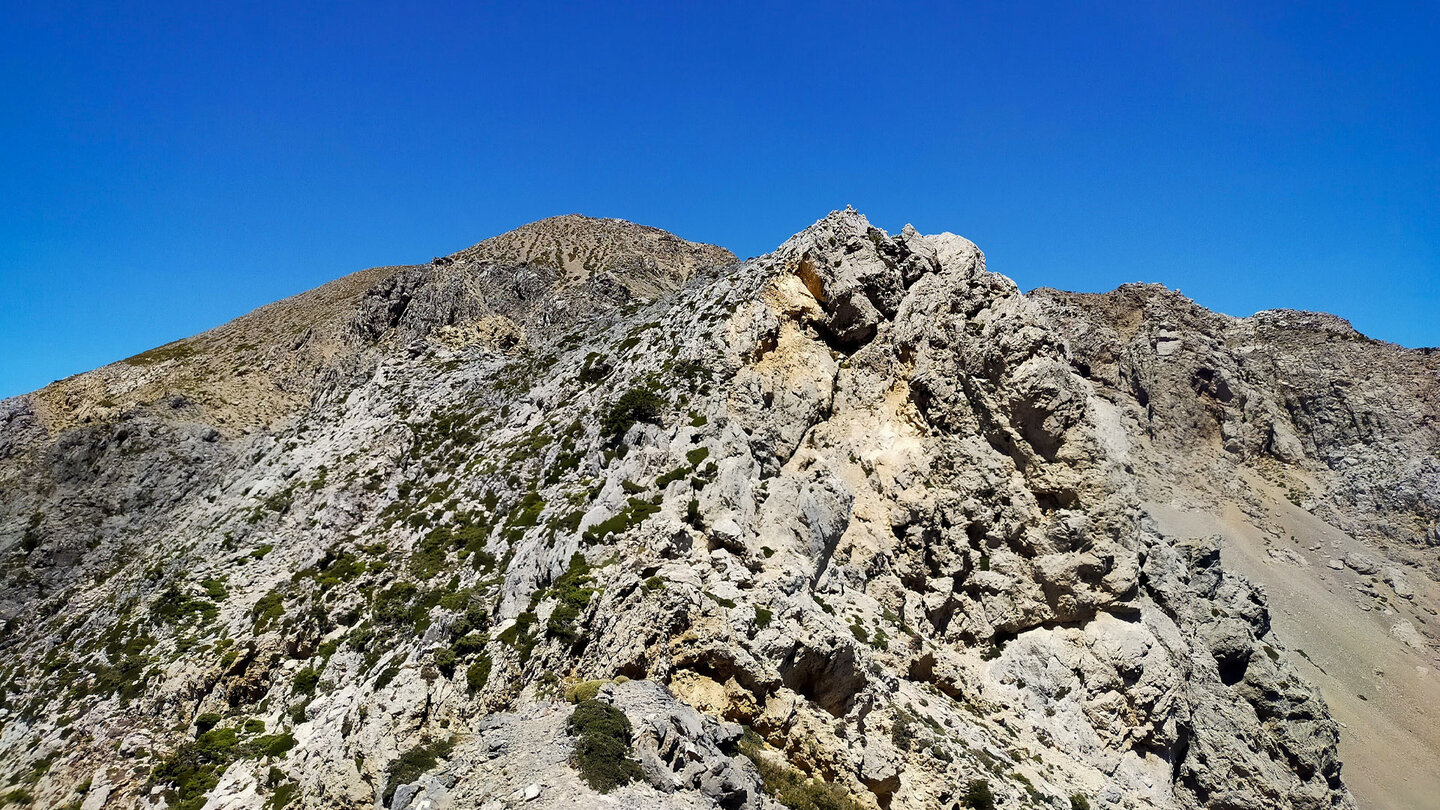 Aussicht auf dem E4 Wanderweg auf Kreta Aussicht auf dem E4 Wanderweg