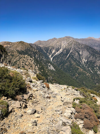 die Lefka Ori vom Wanderweg E4