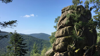Panorama rund um den Falkenfelsen