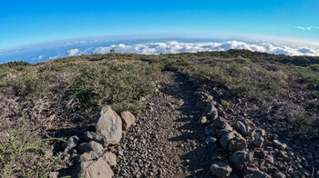 grandiose Ausblicke vom Wanderweg in der Gipfelregion von La Palma