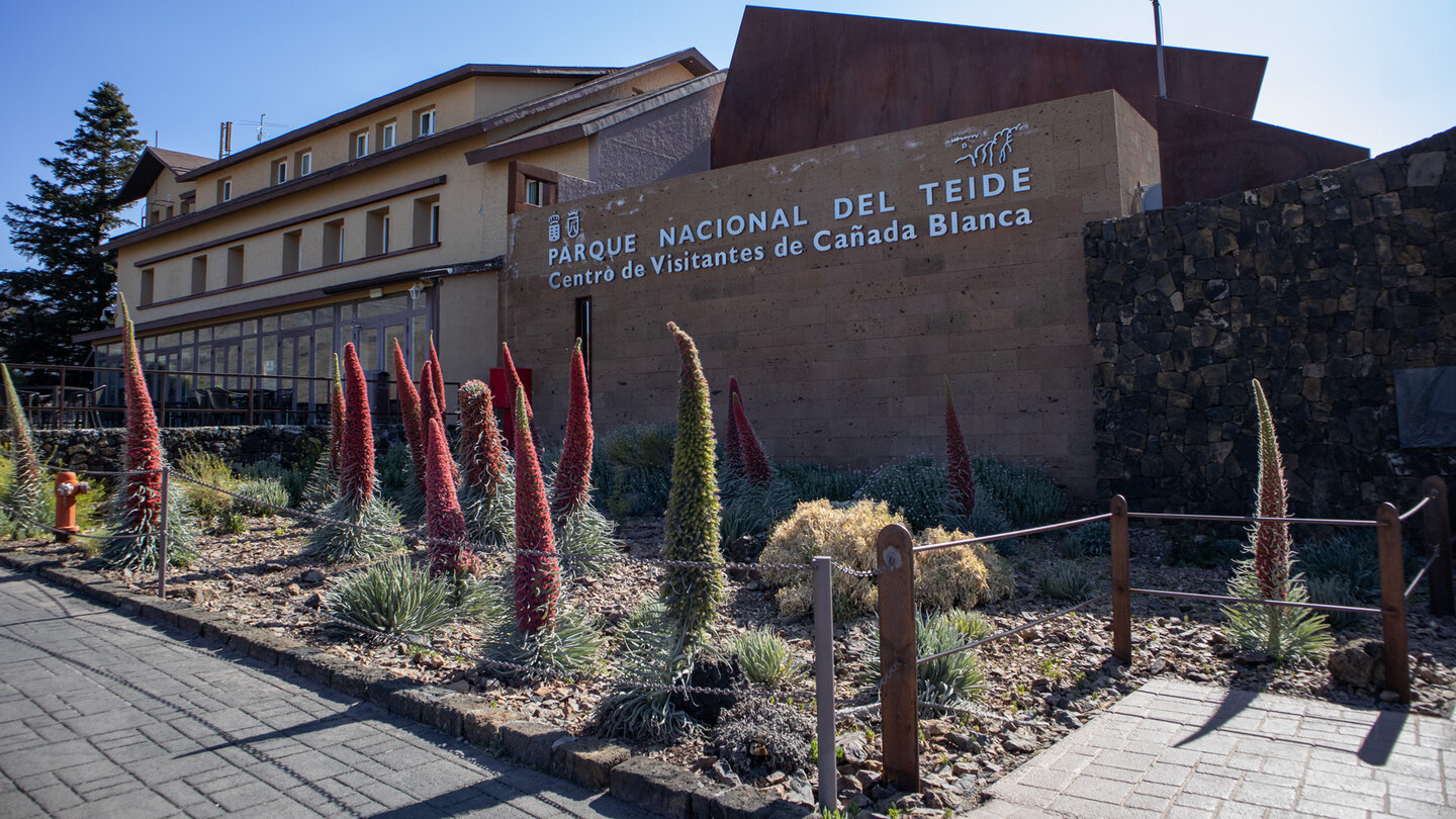 der Eingangsbereich des Besucherzentrums Centrò de Visitantes de Cañada Blanca