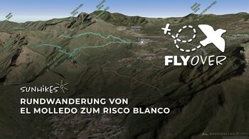 Spektakuläre Tiefblicke im Teno-Gebirge: Die Risco Blanco Runde im 3D-Flyover