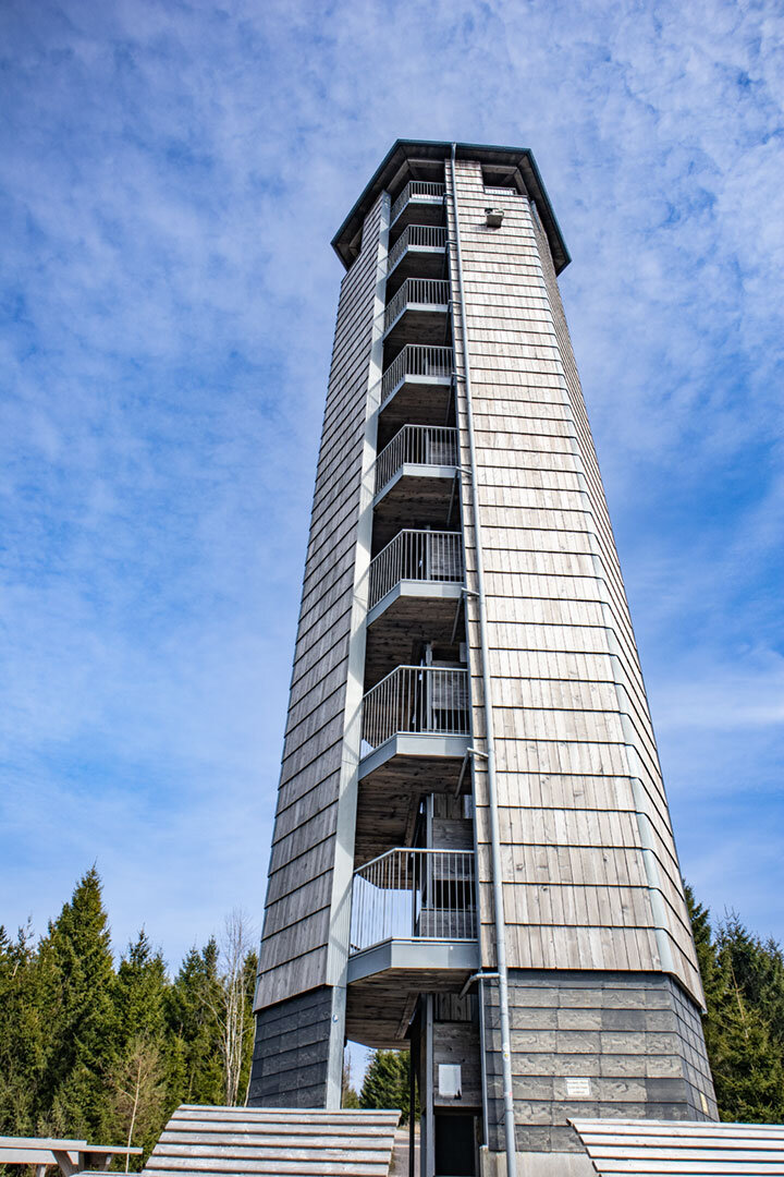 der 28 Meter hohe Buchkopfturm