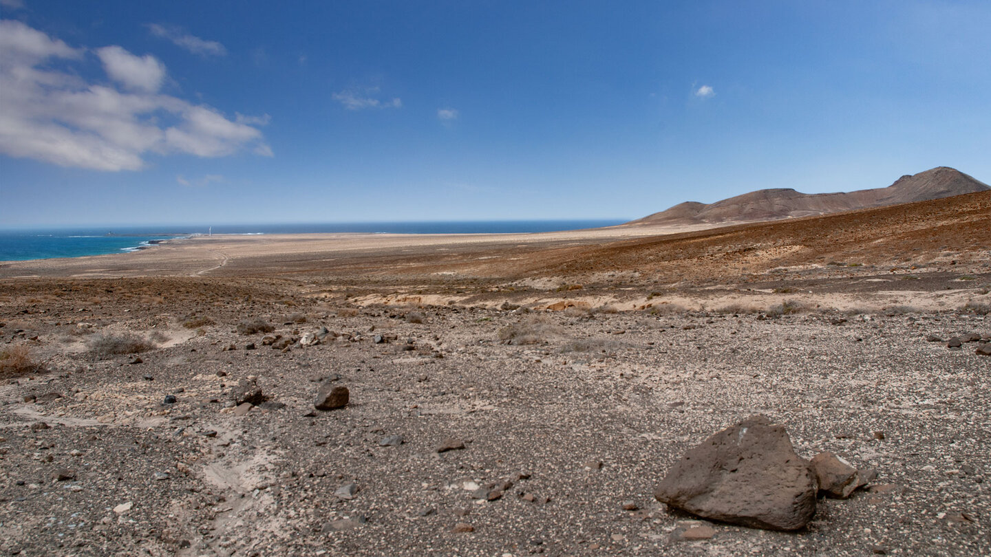 der Fernwanderweg GR 131 verläuft im Osten des Naturparks Jandía