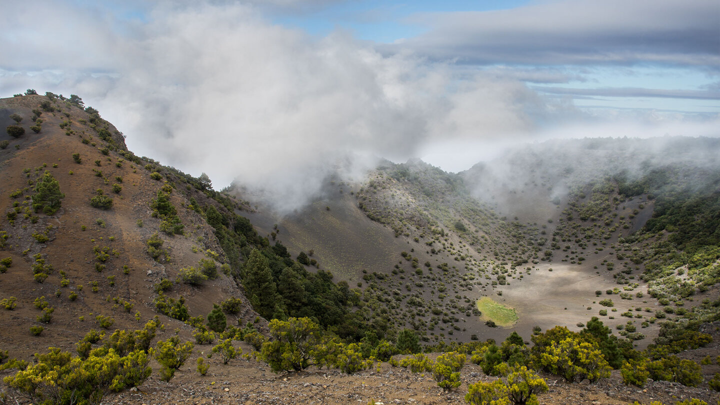 Blick vom Mirador Hoya de Fireba in die imposante Caldera