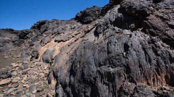 wulstige Lavaformationen bei den Cuevas Negras