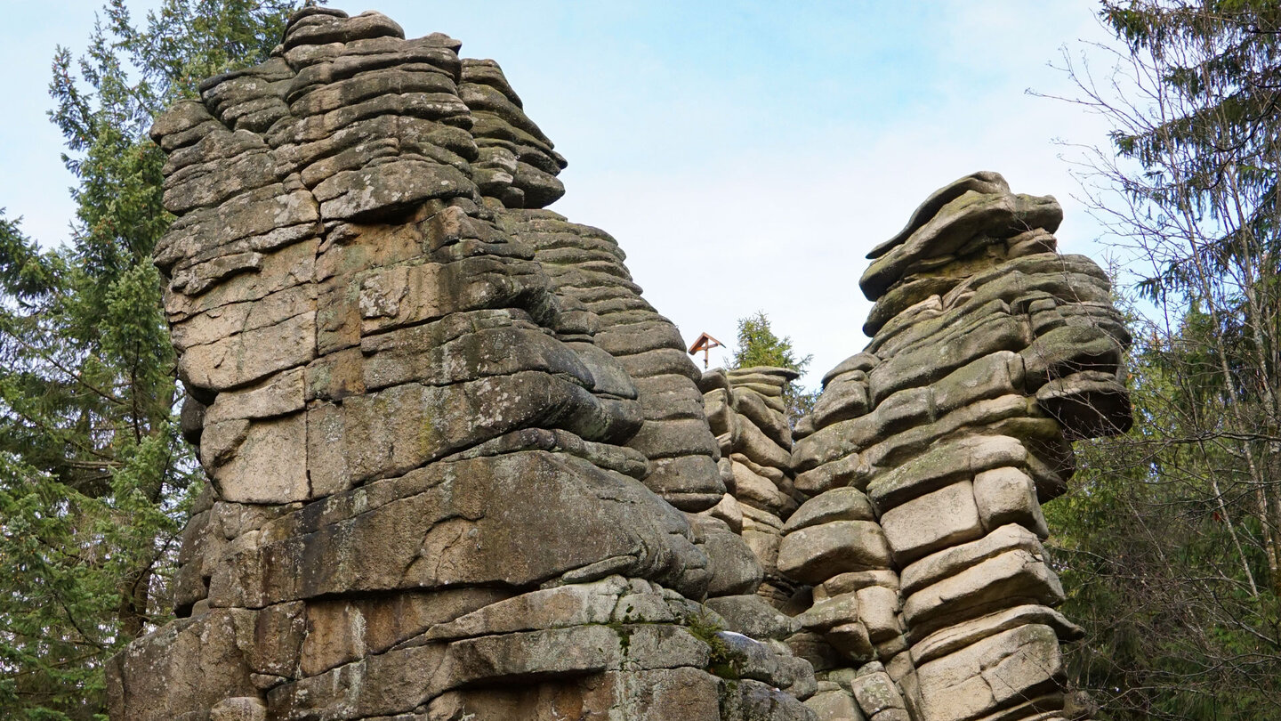 die Drei-Brüder-Felsen die Drei-Brüder-Felsen