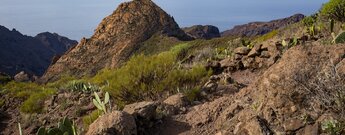 die Insel La Gomera hinter dem Risco Blanco