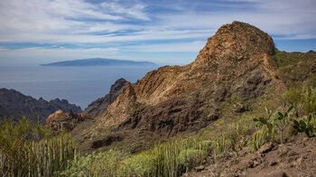 Ausblicke über Risco Blanco und Barranco Seco bis La Gomera