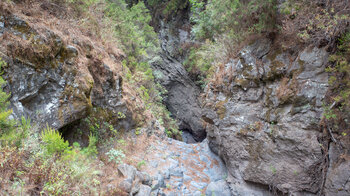 ausgespülte Schlucht Barranco de los Hombres