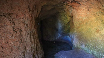 Wasserstollen in der Schlucht Barranco de los Sables