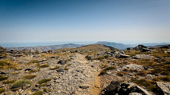Route zum Alto del Chorrillo in der Sierra Nevada
