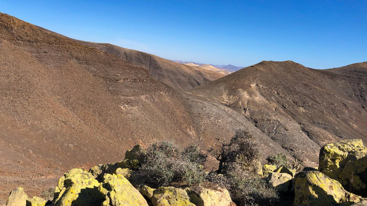 felsiger Grat unterhalb des Morro del Jorao - Fuerteventura