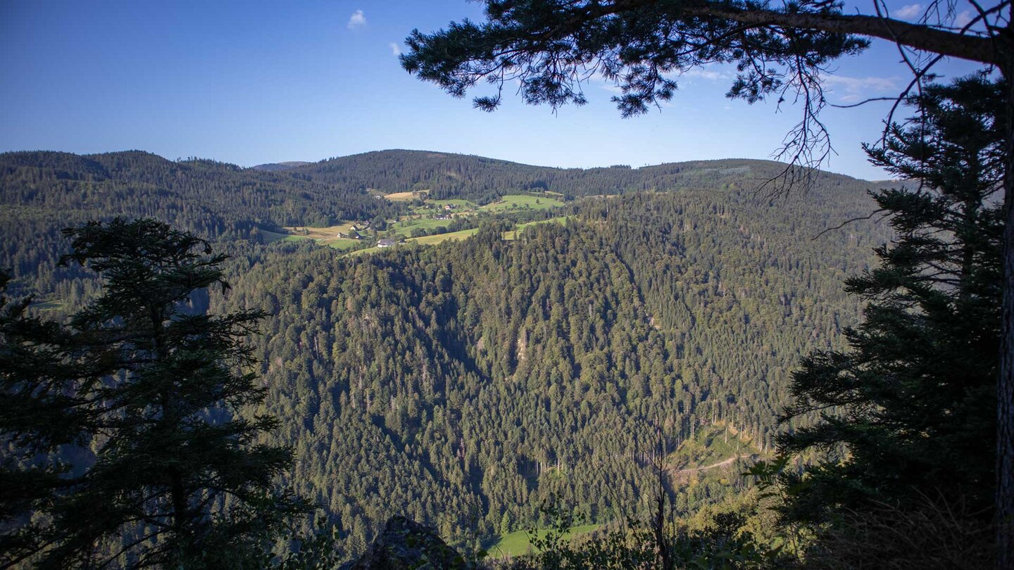 Ausblick vom Piketfelsen