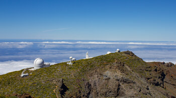 der Wanderweg am Pico Fuente Nueva oberhalb des Observatoriums