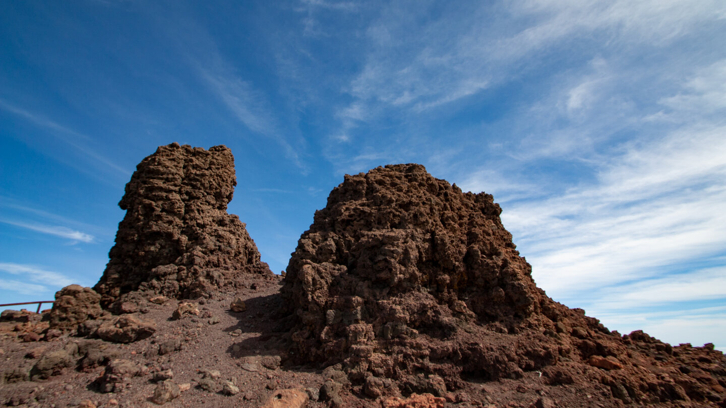 Felsformation am Gipfel des Roque de los Muchachos