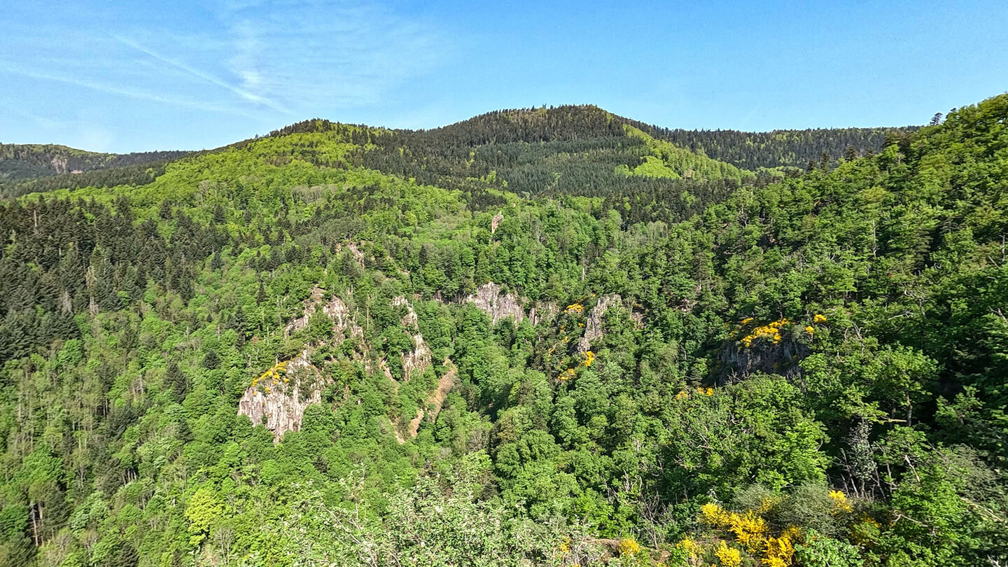 Felsenlandschaft bei den Nidecker Burgen