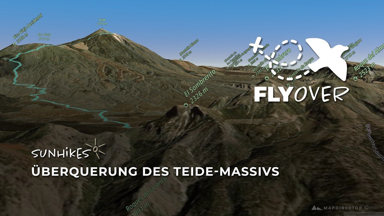 Das ultimative Dach der Kanaren: Die spektakuläre Teide-Massiv-Überquerung im Flyover Video