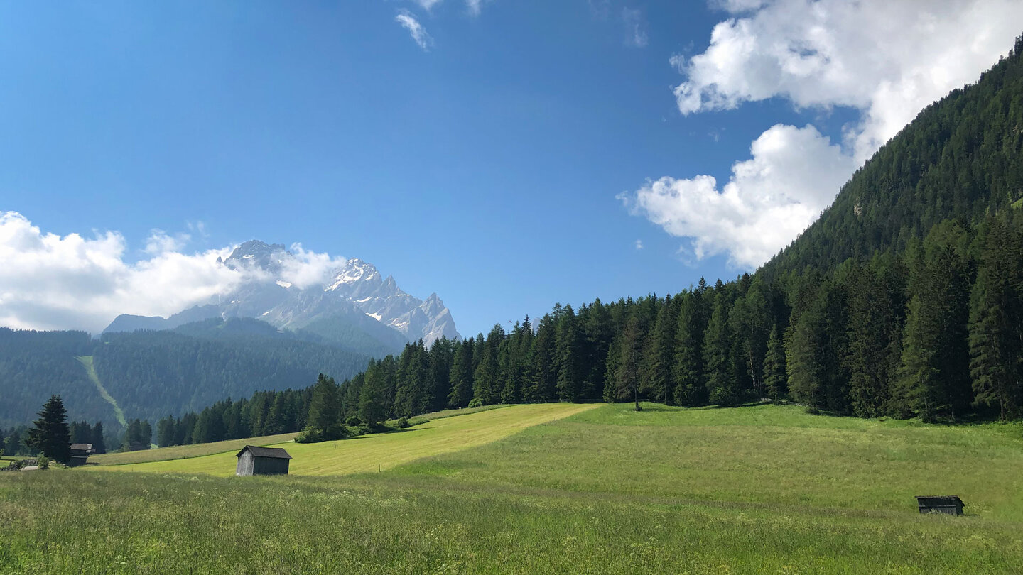 Blick zur Sextner Rotwand