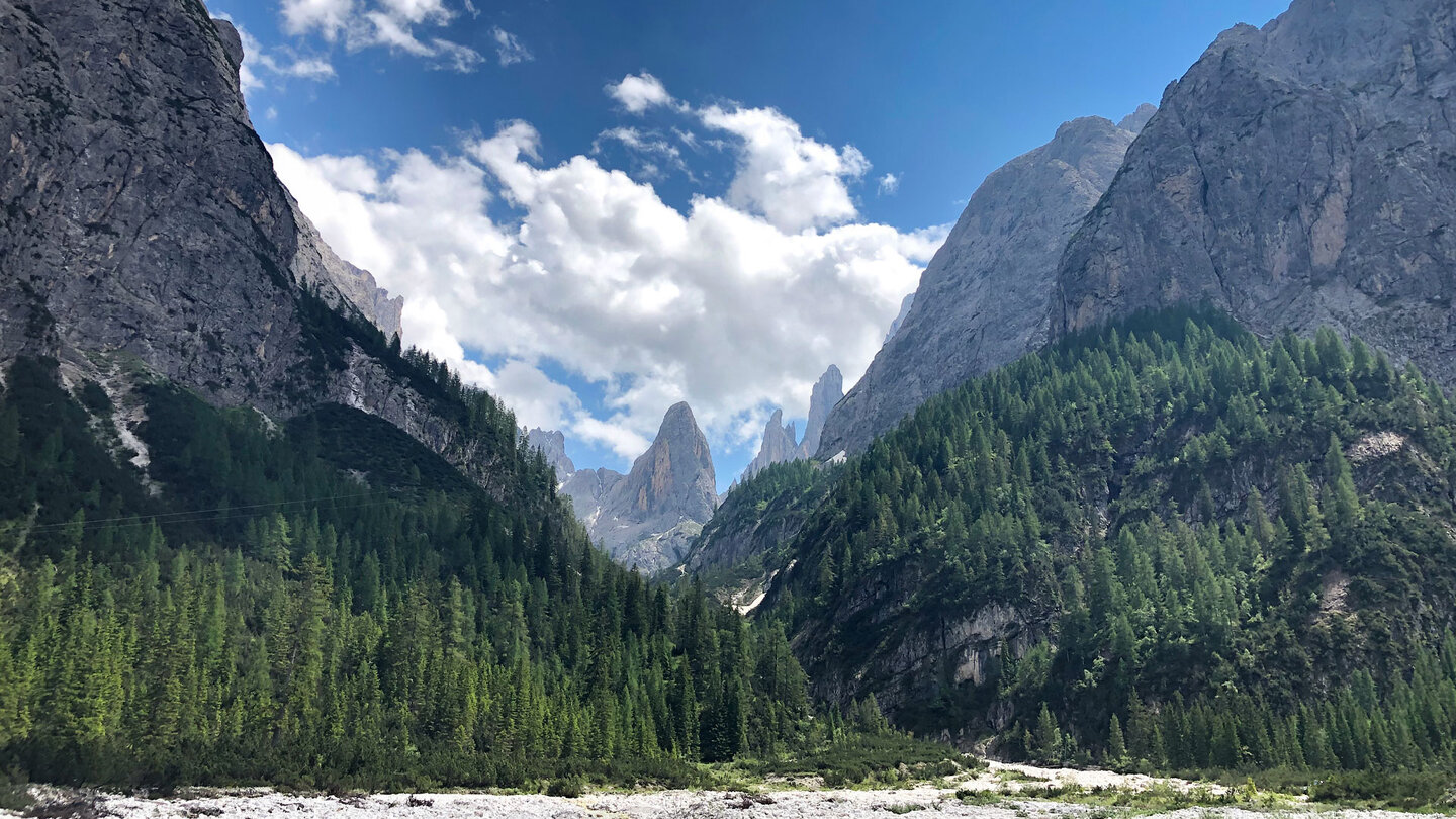 Alpenpanorama im Fischleintal