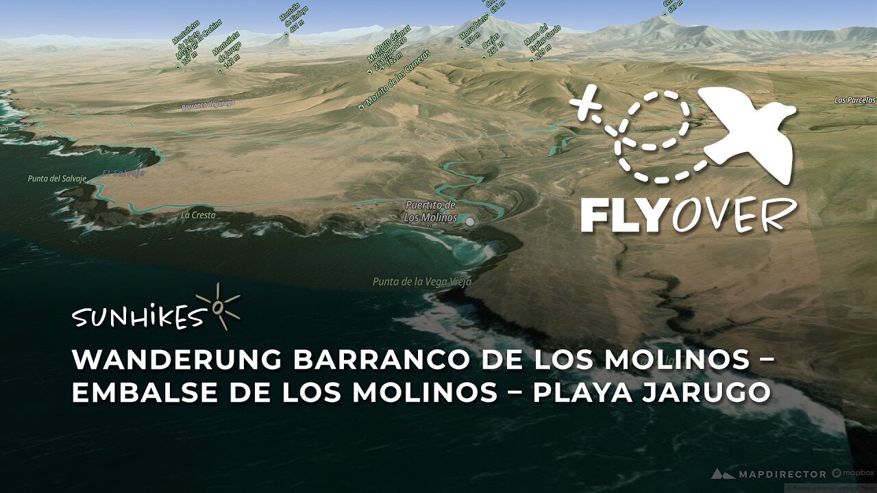 Fuerteventuras große Wasser- & Küstentour im 3D-Flyover: Von Las Parcelas zur Playa Jarugo