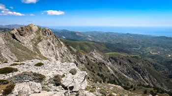Panorama entlang der Wanderroute zum La Maroma