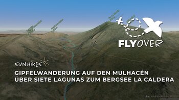 Gipfelabenteuer in der Sierra Nevada: 3D-Flyover über den Mulhacén zu den Siete Lagunas