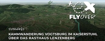 Kammwanderung um Vogtsburg im Kaiserstuhl – Flyover