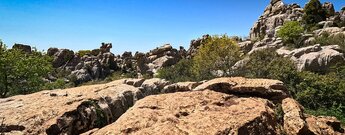 Felsformationen auf der Ruta Amarilla im El Torcal