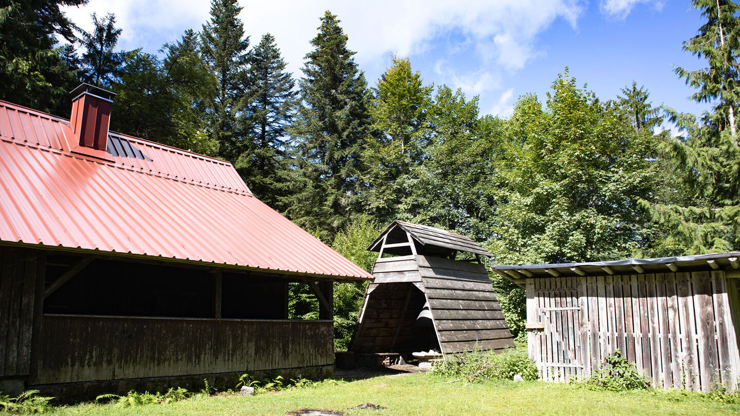 Rastplatz an der Sexauer Hütte