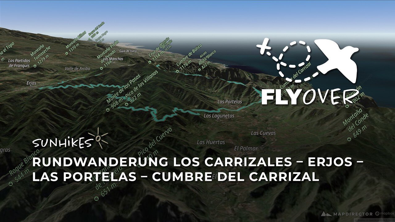 Teneriffa – Im Herzen des Teno-Gebirges: Die große Dreiländer-Runde als spektakuläres 3D-Flyover