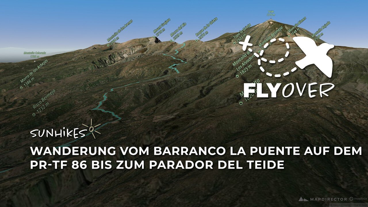 Teneriffa – Bis zum Kraterrand: Die gewaltige Teide-Besteigung im virtuellen Flyover Video