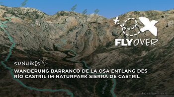 Wilder Norden Andalusiens: Barranco de la Osa am Río Castril im 3D-Flyover
