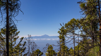 die Insel Teneriffa mit dem Teide vom Tamdaba-Naturpark