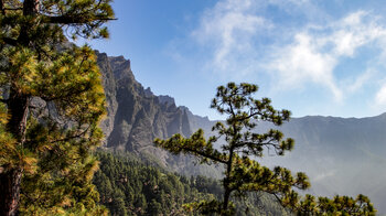 die Felsformation Los Agujeritos in der Caldera de Taburiente