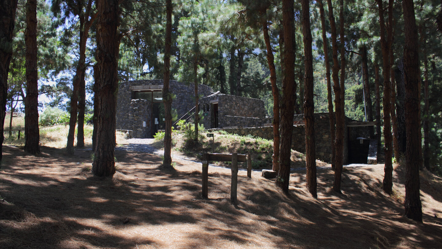 der Campingplatz in der Caldera de Taburiente