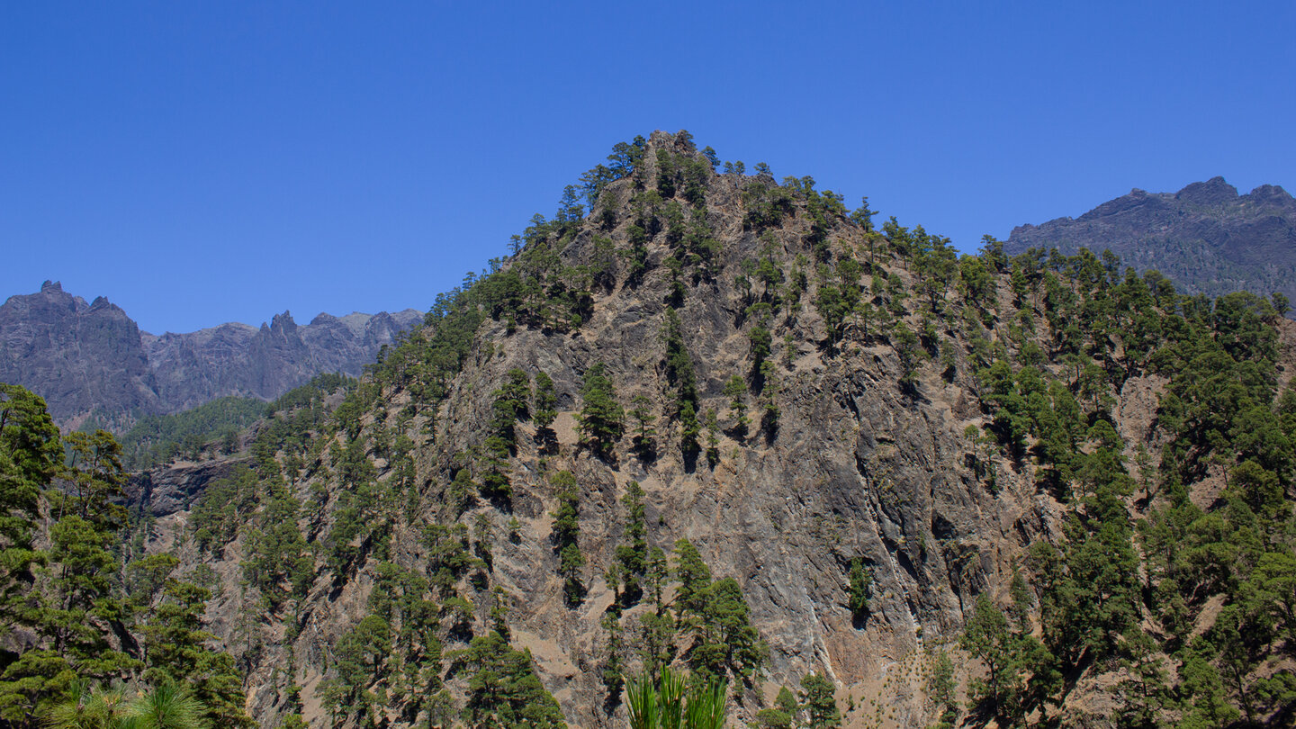 Schluchten und Berge im Nationalpark Caldera de Taburiente