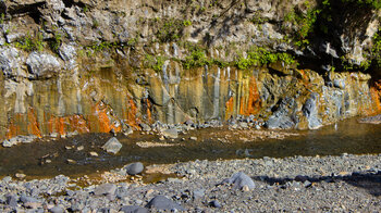 Wanderweg entlang des Bachlaufs des Rio Almendro Amargo