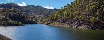 der Presa de Lugarejos liegt am Naturpark Tamadaba